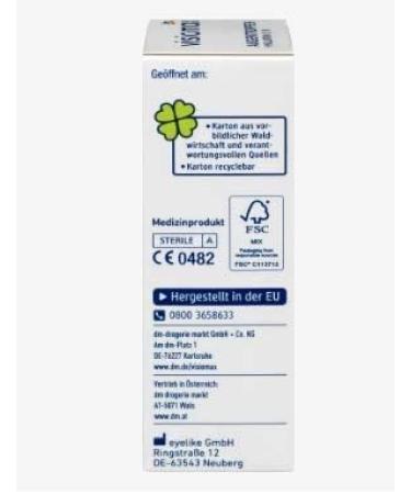 Visiomax Eye drops with 0.1% hyaluronic acid - 15 ml. - Buy Online on GoSupps.com