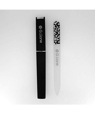 G.Liane Glass Nail Files Professional Crystal Nail File For Natural Nails Acrylic Nails Gels Nails Manicure Pedicure Tools For Home And Salon (Black) - Buy Online on GoSupps.com