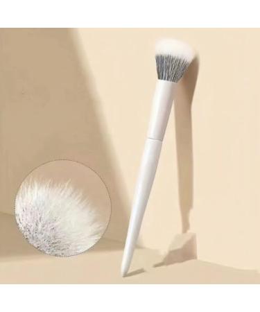 Makeup Brushes by Lady of Eshgh | 8pc Full Face Makeup Brush Set with Travel Bag | Professional Make Up Brushes | Cruelty Free Natural Hair-Like Bristles porcelain white