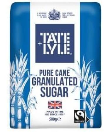 Tate & Lyle | Fairtrade Granulated Sugar 10X500g (5Kg)| Pure Cane Sugar | Suitable for vegetarians and vegans - Buy Online on GoSupps.com