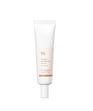 Dr.Ceuracle Vegan Kombucha Tea BB Tinted Moisturizer for Face with SPF 30 - Vegan Natural Glow Tinted Moisturizer Formulated with Kombucha Extract for Healthy Glowing Skin - Detox and anti-aging - 30ml