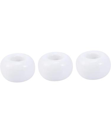 Cabilock Cute Round Toothbrush Holder - 9 Pcs Hygienic Storage for Braces Lovers - White Medium Toothbrush Organizer - Buy Online on GoSupps.com