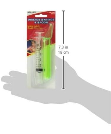 ACU-Life Liquid Dosing Syringe and Spoon - Easy Measurement for Precise Medication Administration - Buy Online on GoSupps.com