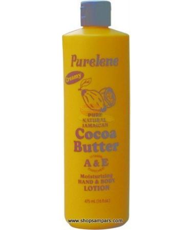 JAMAICAN PURELENE COCOA BUTTER LOTION A & E FOR ALL SKIN TYPES UNISEX 16oz