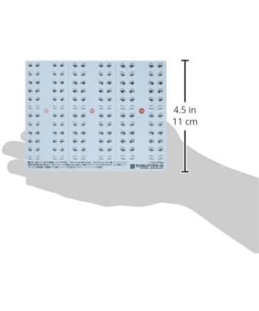High Queue Parts 1/12 Custom Eye Decals - Pupil Decal Series CYD-07B | Premium Plastic Model Decals for Collectors - Buy Online on GoSupps.com