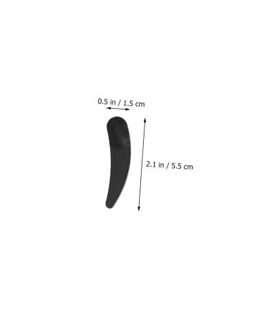 100pcs Black Cosmetic Cream Spoons - Eye Cream Applicators & Makeup Tools | Essential Beauty Accessories for Skincare - Buy Online on GoSupps.com