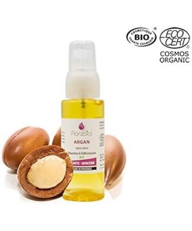 Florabiol - Organic Argan Vegetable Oil - 50 ml - Rich in Vitamin E - Anti-aging Nourishing Healing - 100% Pure and Natural - Made in France - Buy Online on GoSupps.com