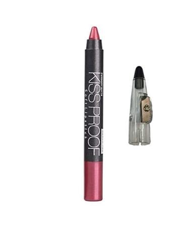 ZJchao MENOW Waterproof Lipstick Long-Lasting Glossy Moisturizing Cosmetic for a Charming Look Makeup 19 Colors (01 Red Purple)