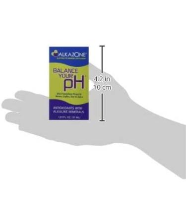 Alkazone pH Balance Alkaline Mineral Drops - 1.25 Oz, Yields 10 Gallons of Antioxidant Water - Buy Online on GoSupps.com