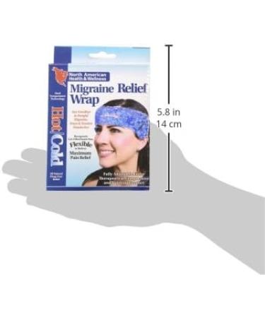 North American Health + Wellness Migraine Relief Wrap - Blue (JB6437) | Fast Pain Relief - Buy Online on GoSupps.com