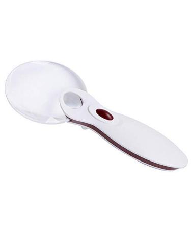 HD High Magnification Reading Magnifier Double Rate LED Light Hand-held Gift Magnifier Made in China