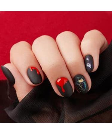 Abodhu Natural Coffin Shape Fake Nails Set | 500 Acrylic Nail Tips with Glue, File, & Clipper | French Half-Cover False Nails | Manicure Kit in 10 Sizes - Buy Online on GoSupps.com