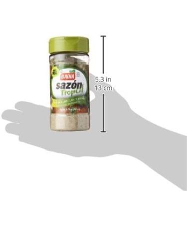 Badia Sazon Tropical Seasoning Green Jar 191.4g - Buy Online on GoSupps.com