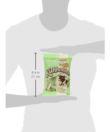 Kuhbonbon Vegan Caramel - Organic Coconut Milk & Cocoa Butter Soft Caramels - 165g (1 Pack) - International Shipping Available - Buy Online on GoSupps.com