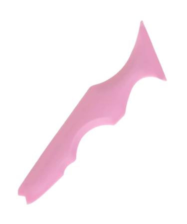 CALLARON Makeup Mascara Silicone Eyeliner Stencils Eyelash Applicator Tool Reusable Mascara Eyelash Shield Guard Tool Eye Spoon Lazy Quick Eye Makeup Eye Makeup Pink