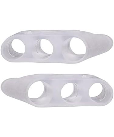 2 Pack Silicone Toe Separators - Bunion Protection & Hallux Valgus Correction for Comfortable Feet - Buy Online on GoSupps.com
