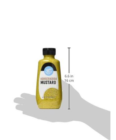 Happy Belly Horseradish Mustard 12oz - Kosher Condiment by Amazon Brand - Buy Online on GoSupps.com