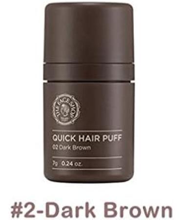 The Face Shop Quick Hair Puff Hair Line Touch Waterproof 7G(0.24Oz) (Dark Brown) - Buy Online on GoSupps.com