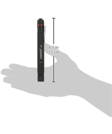 Coast G20 Inspection Beam LED Penlight - Adjustable Pocket Clip, 54 Lumens, Black - 1 Pack - Buy Online on GoSupps.com