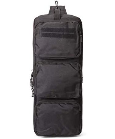 Wolfslaves Tactical 24 Rifle Gear Shoulder Sling Bag - Black Army Backpack for MP5 Hunting - MPS Cross Bag - Buy Online on GoSupps.com