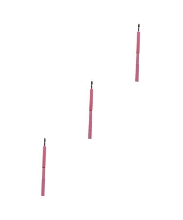 Hemoton 3pcs Makeup Brush Handy Lip Brush Lip Brush Applicator Lipstick Applicator Makeup Tool Kit 9.3*1cmx3pcs Pinkx3pcs