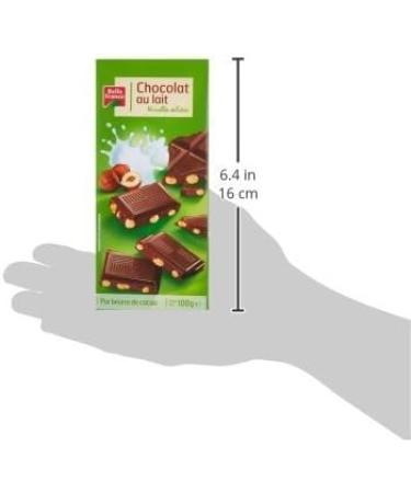 Belle France Milk Chocolate/Whole Hazelnuts 200g - Pack of 4 - Buy Online on GoSupps.com