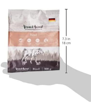 Venandi Animal Premium Grain-Free Cat Food - Beef | Fresh Meat Dry Food (300g Pack) - Buy Online on GoSupps.com