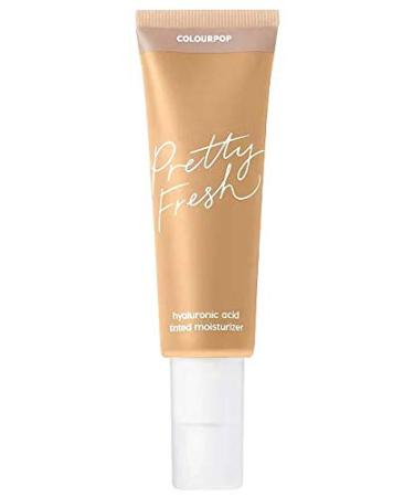 Colourpop Pretty Fresh Hyaluronic Acid Tinted Moisturizer. Hydrating  Oil Free  Lightweight Coverage  Evens Skintone. 1.45 Oz. Medium 10 N (Neutral Toned). 1 Pack.