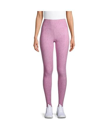 Cuddl Duds ClimateRight Women's Stretch Fleece Long Underwear High Waisted Thermal Leggings (Rose Heather) Large