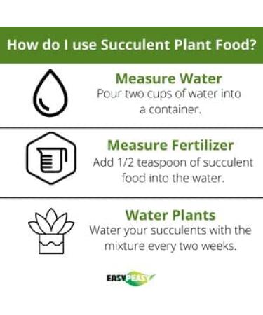 Succulent & Cacti Plant Food | Ideal for Indoor Gardening | Long-lasting Formula (8oz) - Buy Online on GoSupps.com