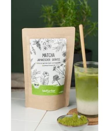 Buy Organic Matcha Powder 200g - 100% Natural Premium Japanese Green Tea | No Additives - bioKontor - Buy Online on GoSupps.com