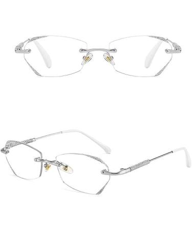 Shop Spayim Glassesify Women's Diamond-Edged Anti-Blue Light Bifocal Reading Glasses - Ultra-Light Portable Gold Finish - Buy Online on GoSupps.com