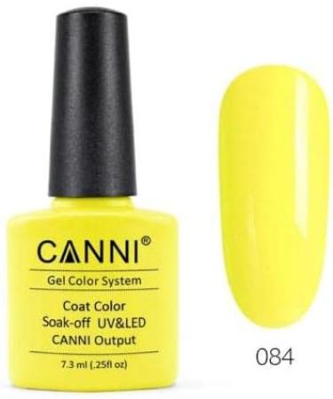 Gel Nail Polish UV CANNI 5ml Mini Set of 4 Bold Colours - Soak Off Base Top Colour Coat Manicure Acrylic Gifts Women Nails Set 3 - Buy Online on GoSupps.com