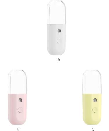 lmoikesz Face Sprayer Portable Handheld Rechargeable USB Charging Replacement Skin Care Makeup Steamer Mist Maker Humidifier Pink - Buy Online on GoSupps.com