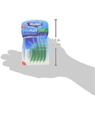 Buy Wisdom Proflex Interdental Brushes 0.80 mm - Green (4 & 20 Pack) | International Shipping Available - Buy Online on GoSupps.com