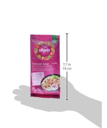 Organic Davert Taboul Salad with Aromatic Mint - Pack of 6 (6 x 170 g) | International Shipping Available - Buy Online on GoSupps.com
