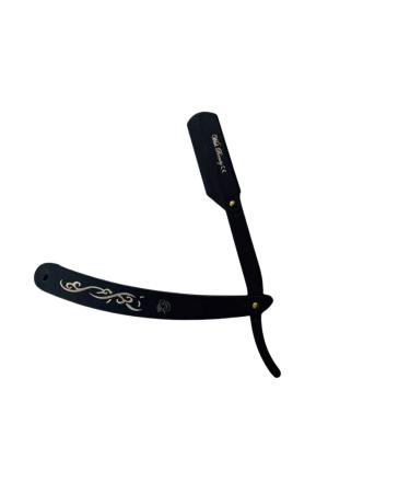 Buy Wishbeauty Straight Edge Razor - High Quality Beard Shaver (Black Spiral Design) | Best International Shipping - Buy Online on GoSupps.com