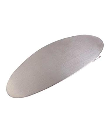Freneci Brushed Geometric Large Hair Clip for Women - Silver Hair Clamp & Hairpin - Stylish Hair Accessories - Buy Online on GoSupps.com