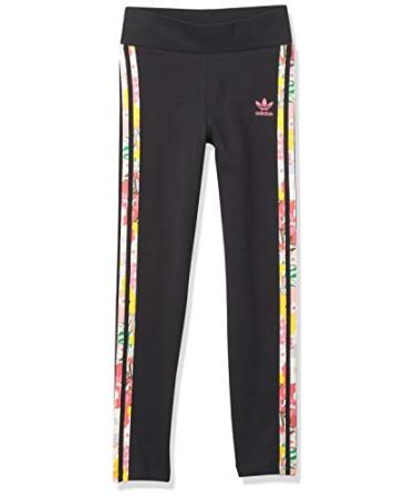 adidas Originals Kids' Hw Leggings Small Black/Trace Pink/Multicolor