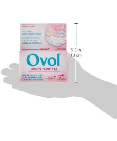 Ovol Drops - Fast Gentle Infant Colic Relief 15mL 15 ml (Pack of 1) - Buy Online on GoSupps.com