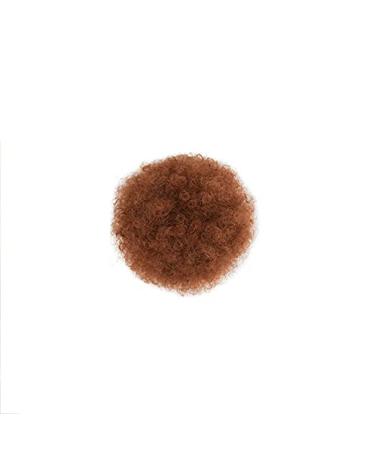 Natural Clip In Afro Hair Bun Jet Black Purple Blue Synthetic Kinky Curly Puff Ponytail Drawstring Extension For Women HS27 8inches