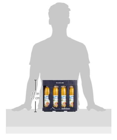 Buy Adelholzener Organic Apple Juice Spritzer (12 x 0.5L) - Refillable & Eco-Friendly | International Shipping Available - Buy Online on GoSupps.com
