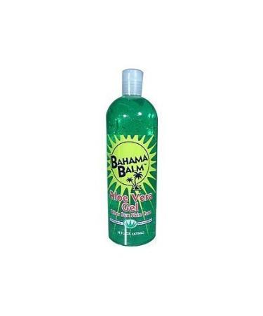 BAHAMA BALM Aloe Vera Gel After Sun Skin Care 16oz/470ml