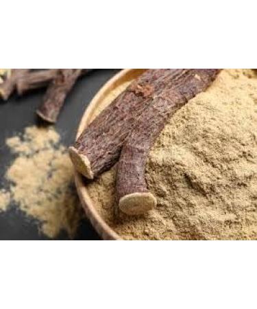  Tazarin LTD TazarinLtd 50g Licorice Root Ground Licorice Root Powder - Intense Aroma & Taste - 100% Natural Pure & No Additives - Buy Online on GoSupps.com