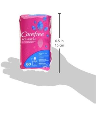 Carefree Body Shape Thin to-Go Pantiliners - Unscented - 60 ct - Buy Online on GoSupps.com