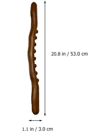 Osaladi Rolling Stock Out: Premium Point Massage Stick Tool for Muscle Relaxation & Gua Sha Therapy - Wooden Massage Tools for Shoulders & More - Buy Online on GoSupps.com