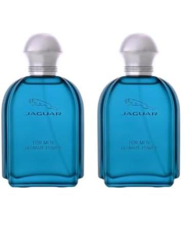 Jaguar Ultimate Power Men EDT Spray 3.4 oz (Pack of 2) 3.4 Ounce (Pack of 2)