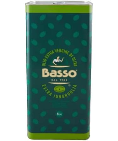 Basso Extra Virgin Olive Oil Set of 2 Extra Virgin Olive Oil Ideal for All Kitchen Applications 5 Litre Box + 1 Pack of Felce Azzurra Talcum Powder 100 g Bag - Buy Online on GoSupps.com