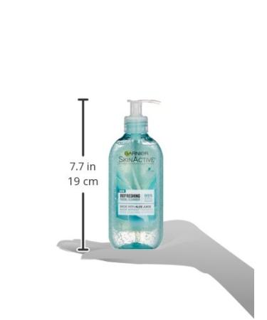 Garnier SkinActive Refreshing Facial Cleanser with Aloe Juice - 6.7 fl oz | Hydrating & Gentle Cleanser - Buy Online on GoSupps.com