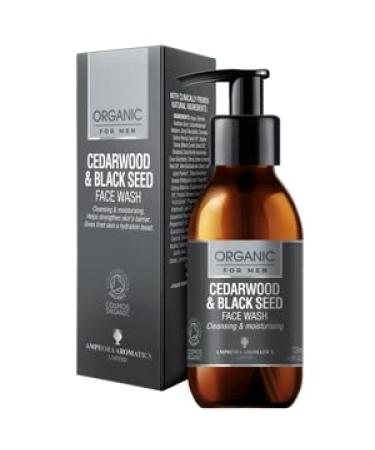 Amphora Aromatics Cedarwood & Black seed Face Wash For Men COSMOS Organic 120ml